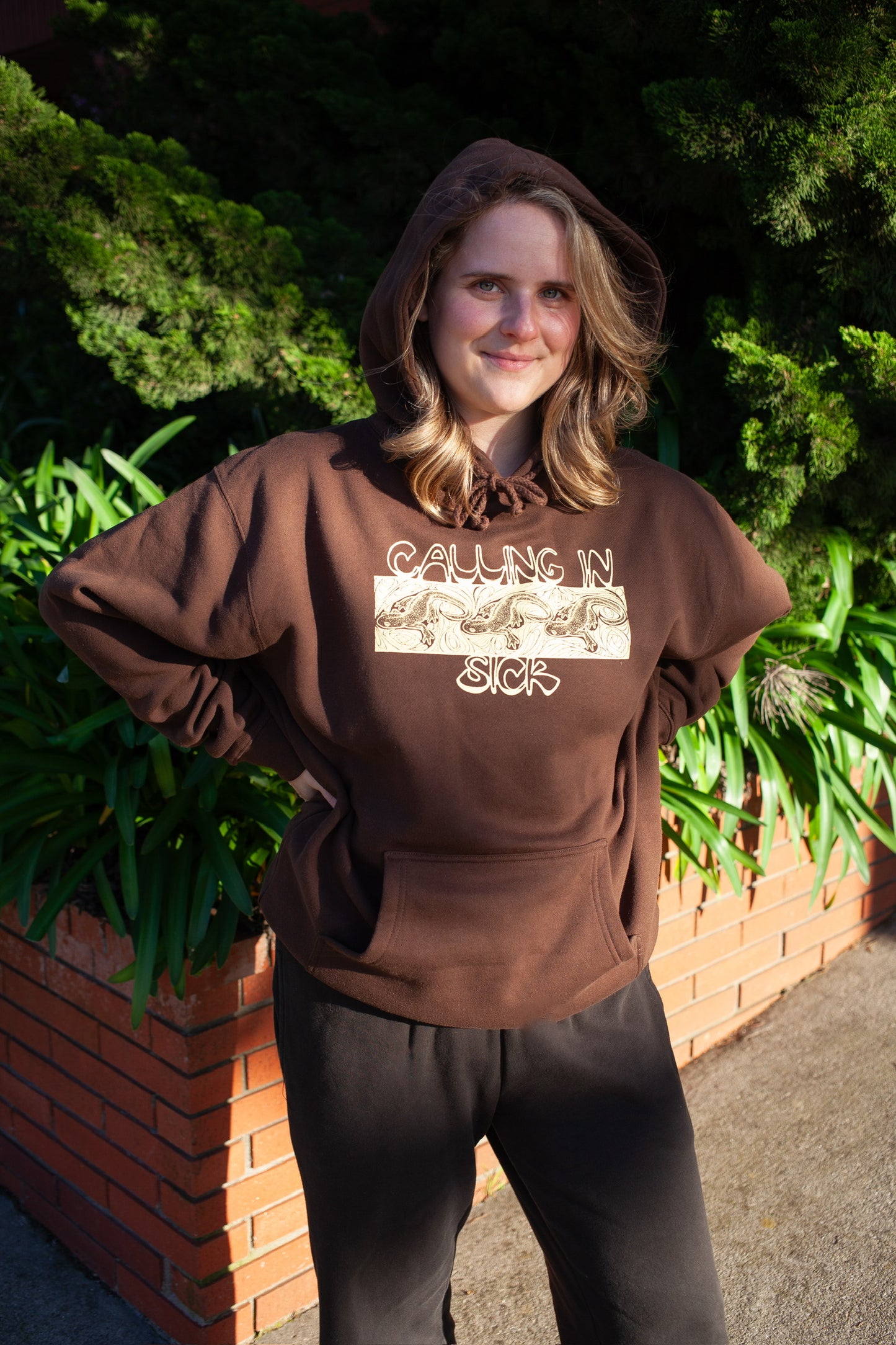 Hoodie - Low Pressure Newt Graphic