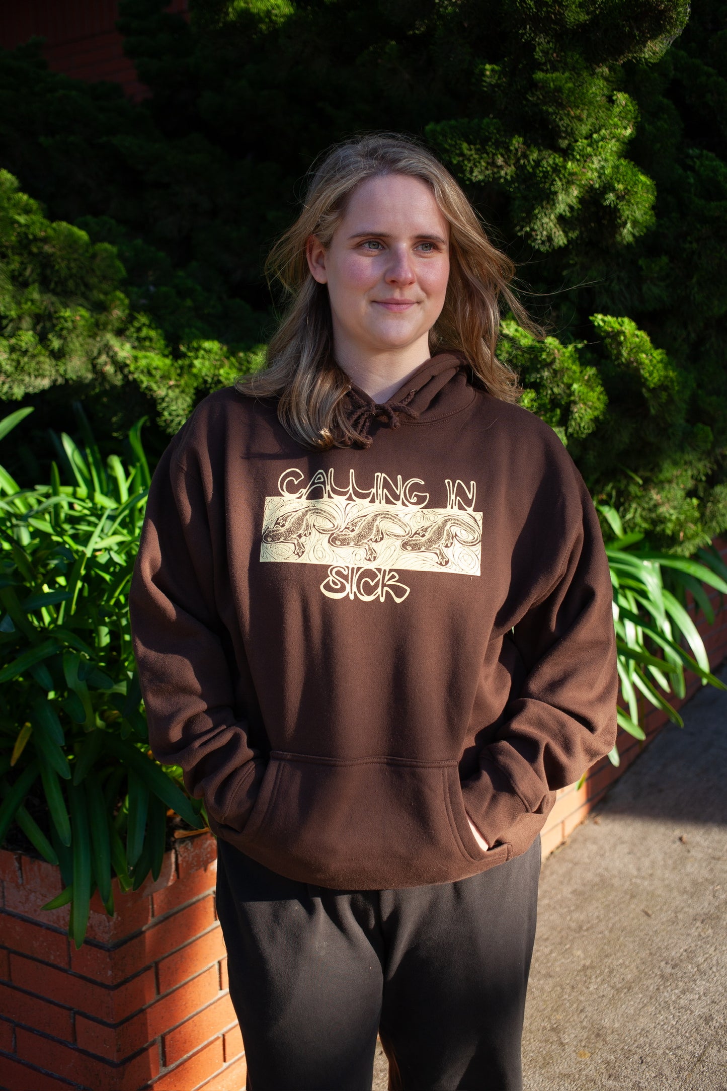 Hoodie - Low Pressure Newt Graphic