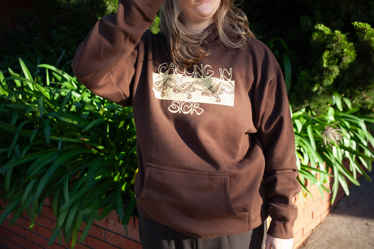 Hoodie - Low Pressure Newt Graphic