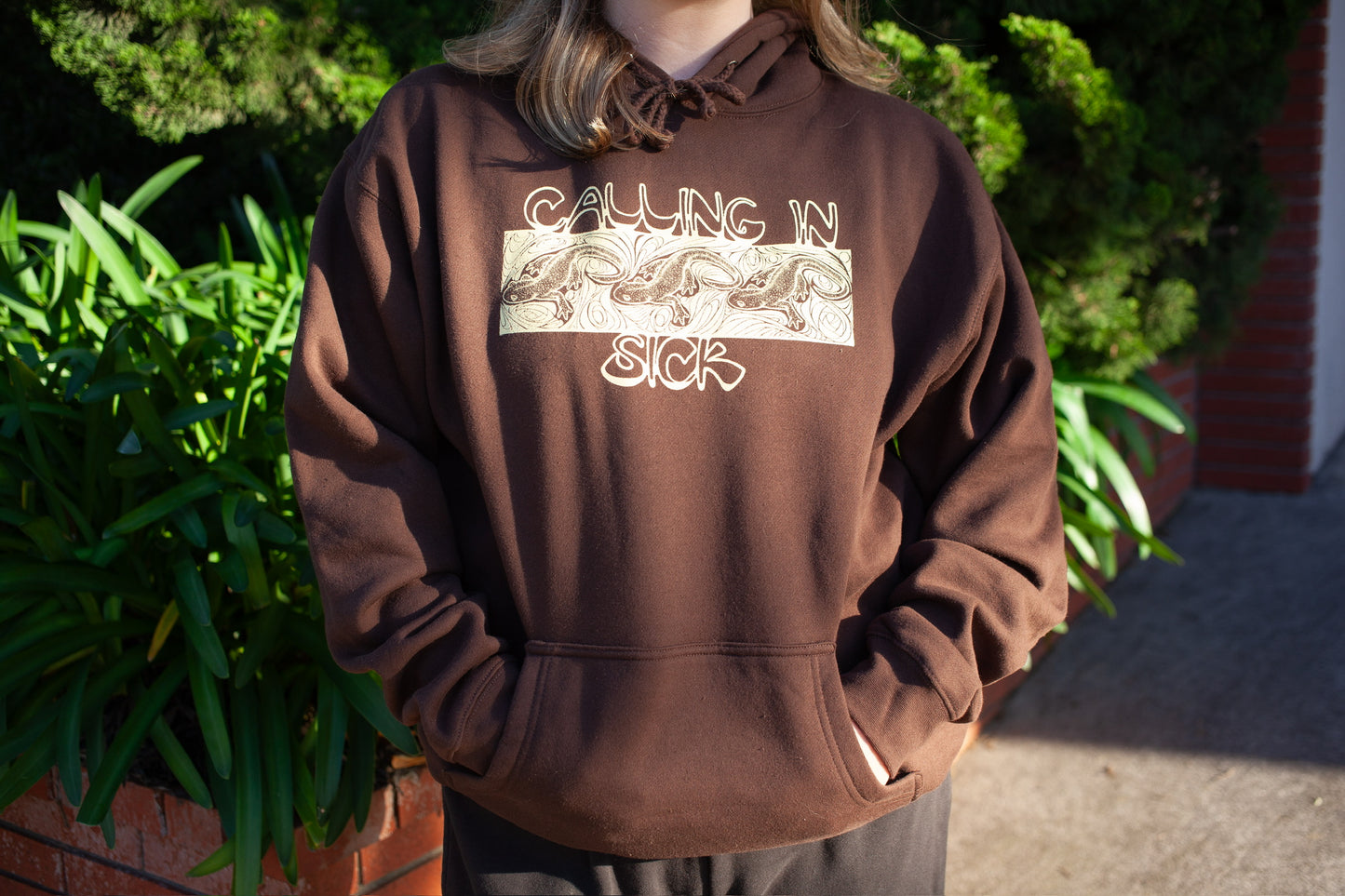 Hoodie - Low Pressure Newt Graphic