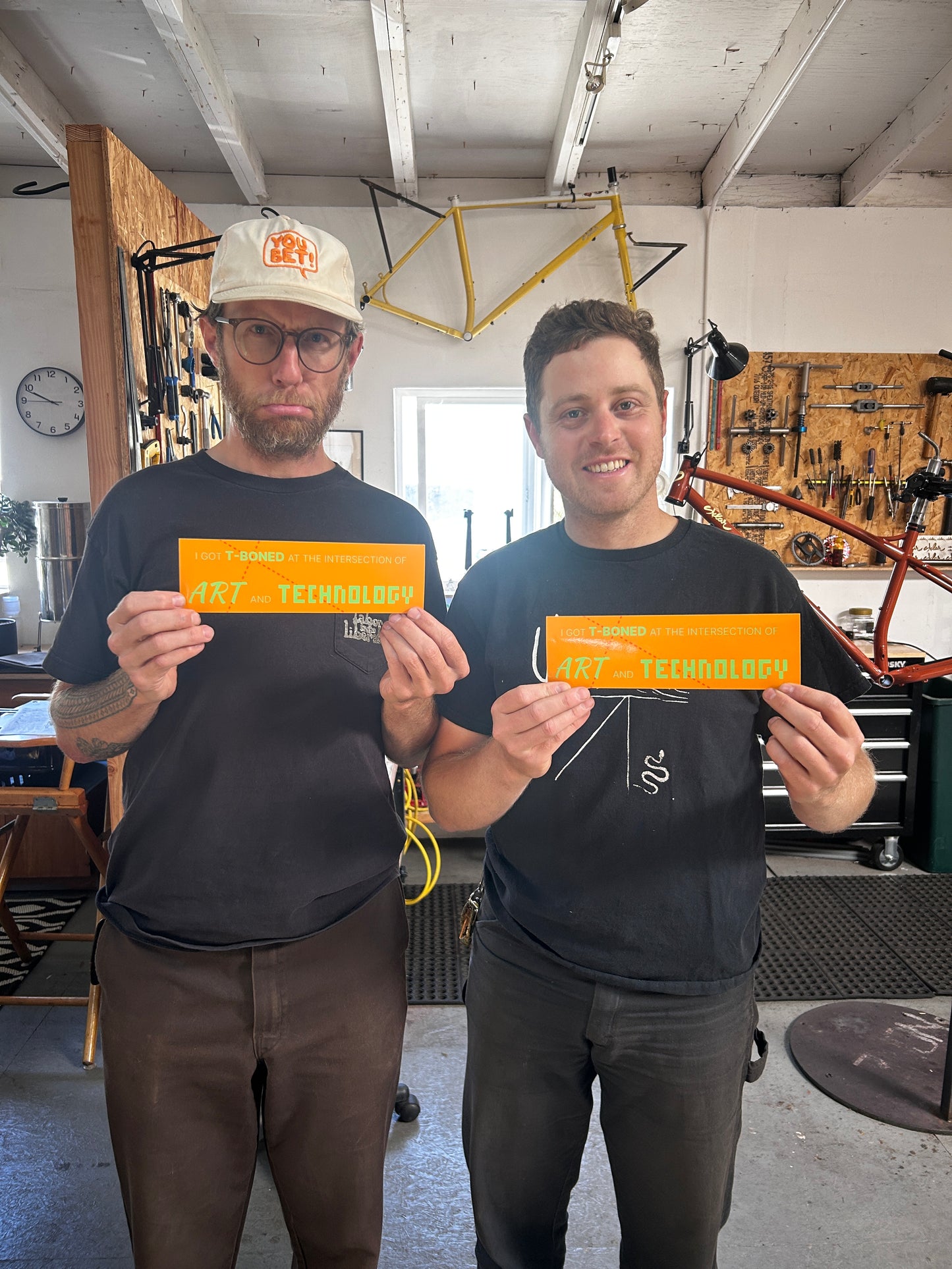 Art & Technology Bumper Sticker 10x3"