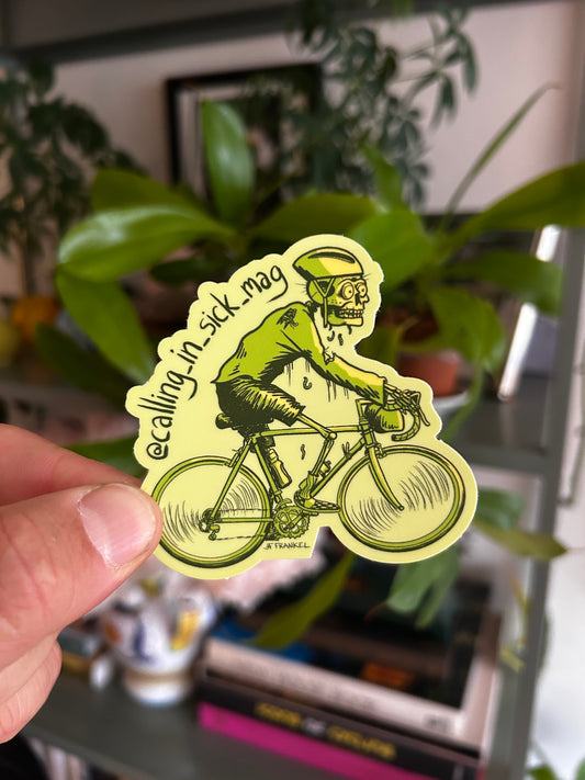 ZOMBIE CYCLIST 3x3"