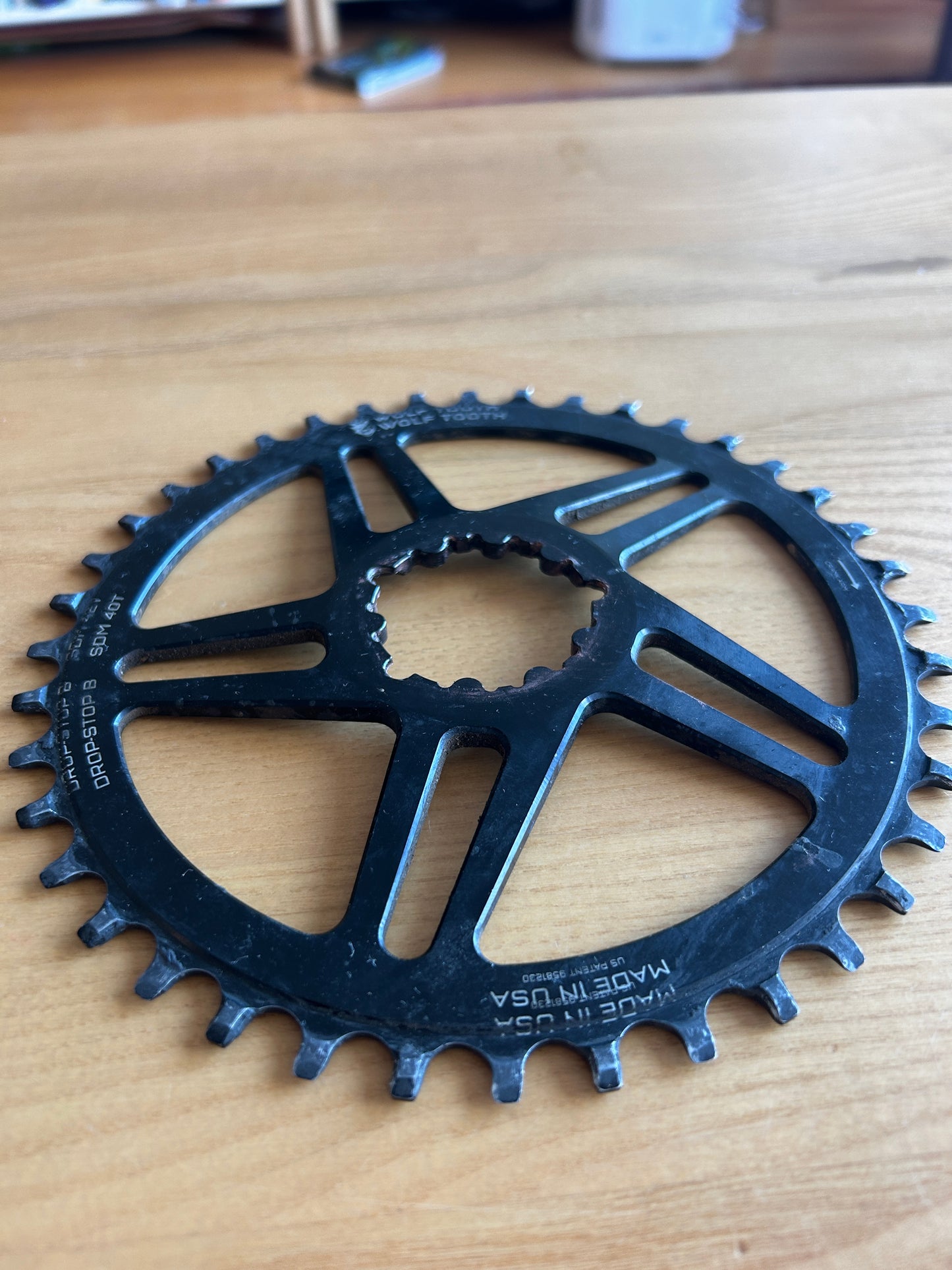 Wolftooth Direct Mount 40t Sram 3-bolt GXP Chainring (used)