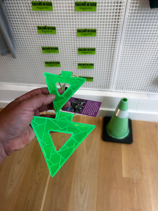 Visto Reflecto Triangle - Bright Green