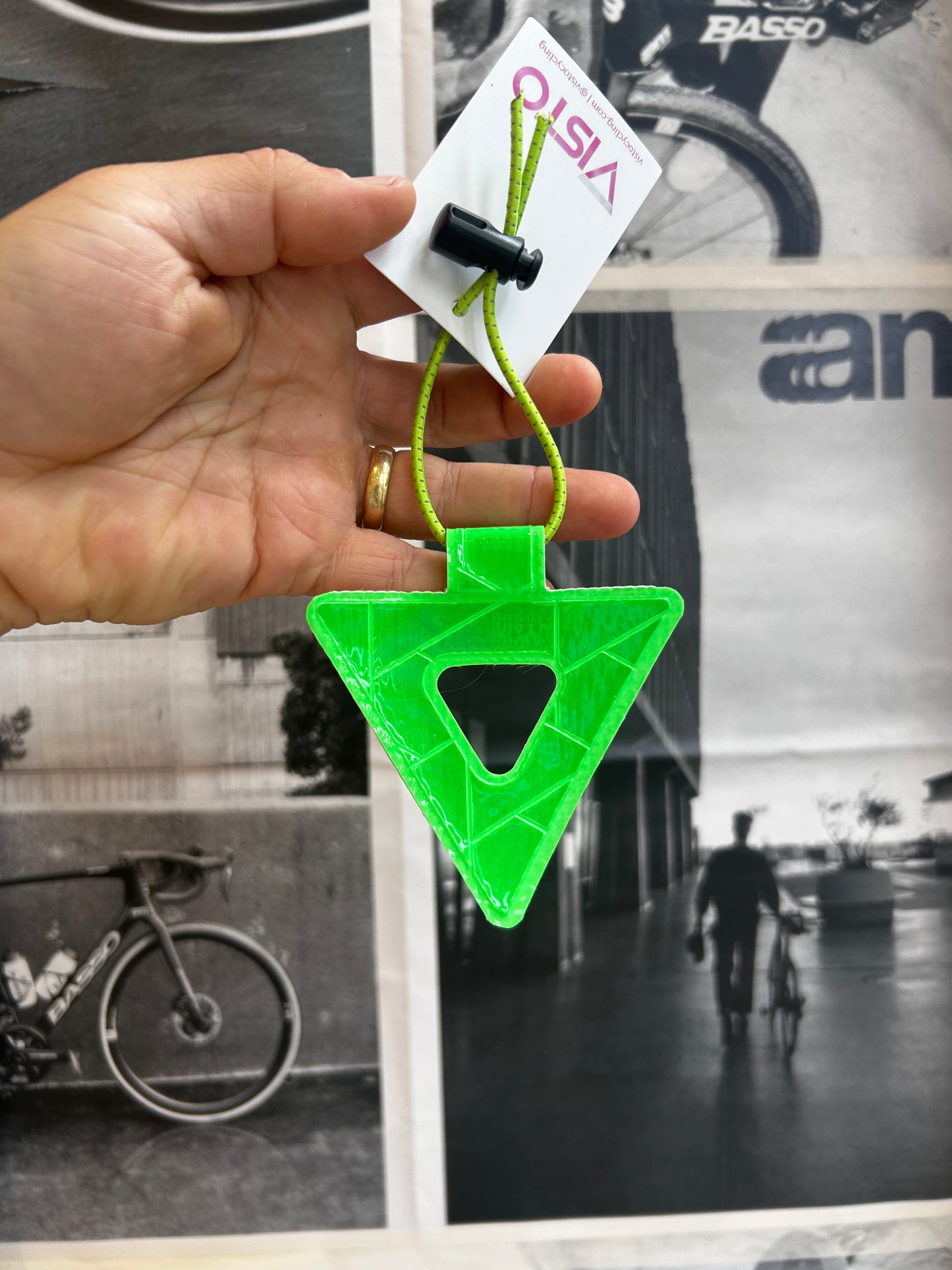 Visto Reflecto Triangle - Bright Green