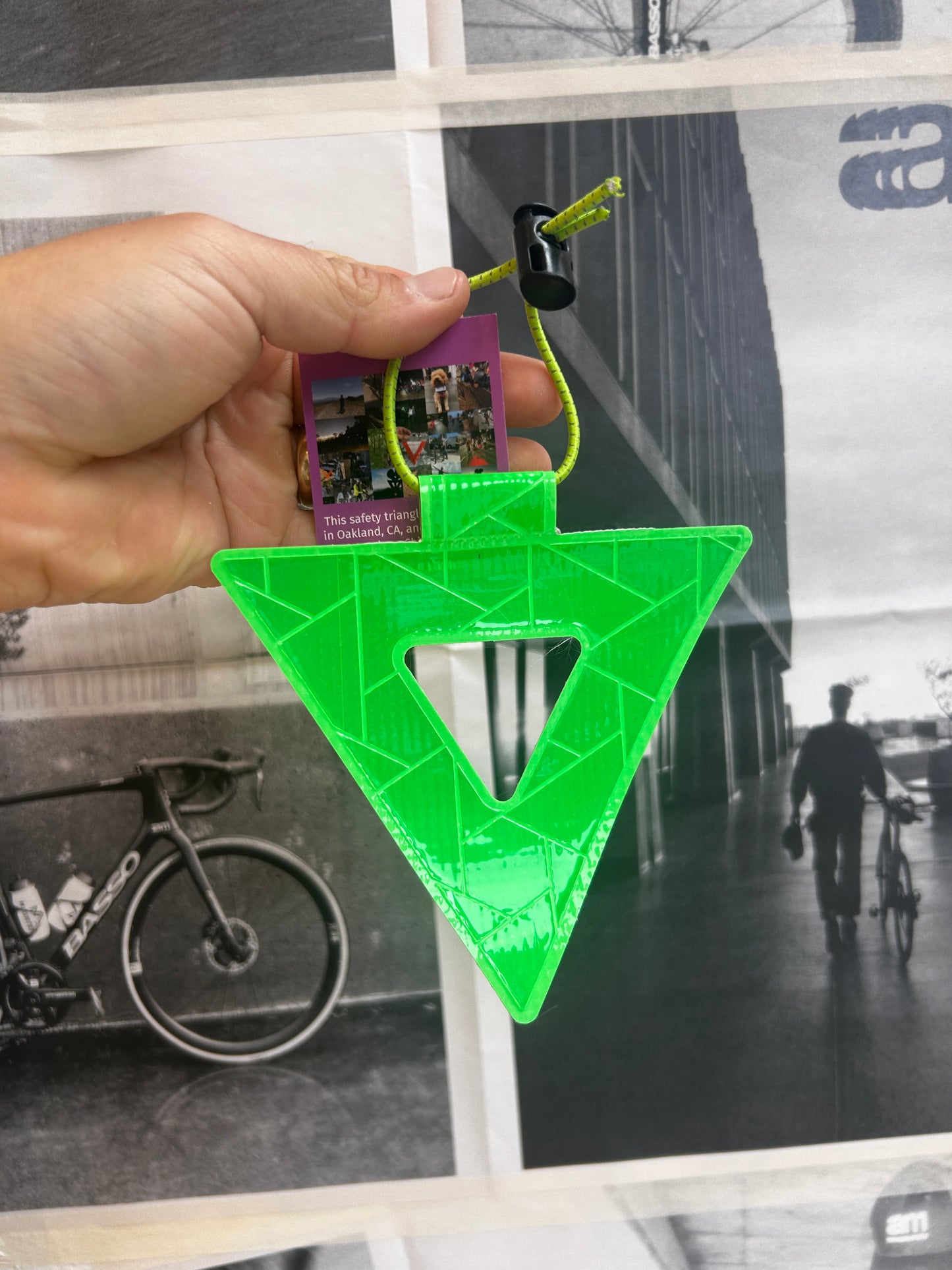 Visto Reflecto Triangle - Bright Green