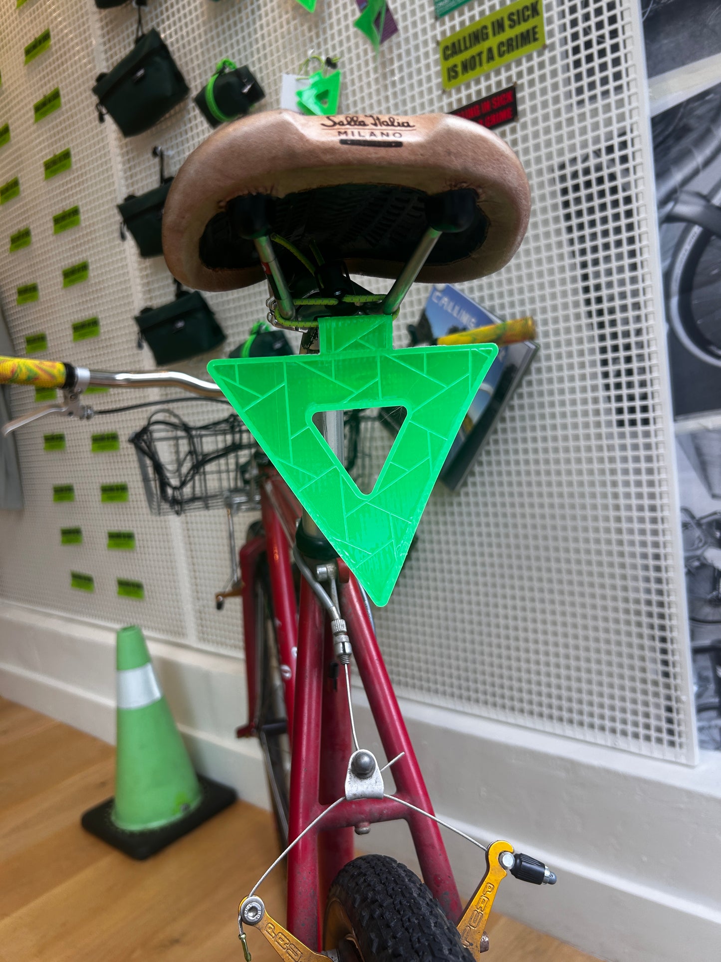 Visto Reflecto Triangle - Bright Green