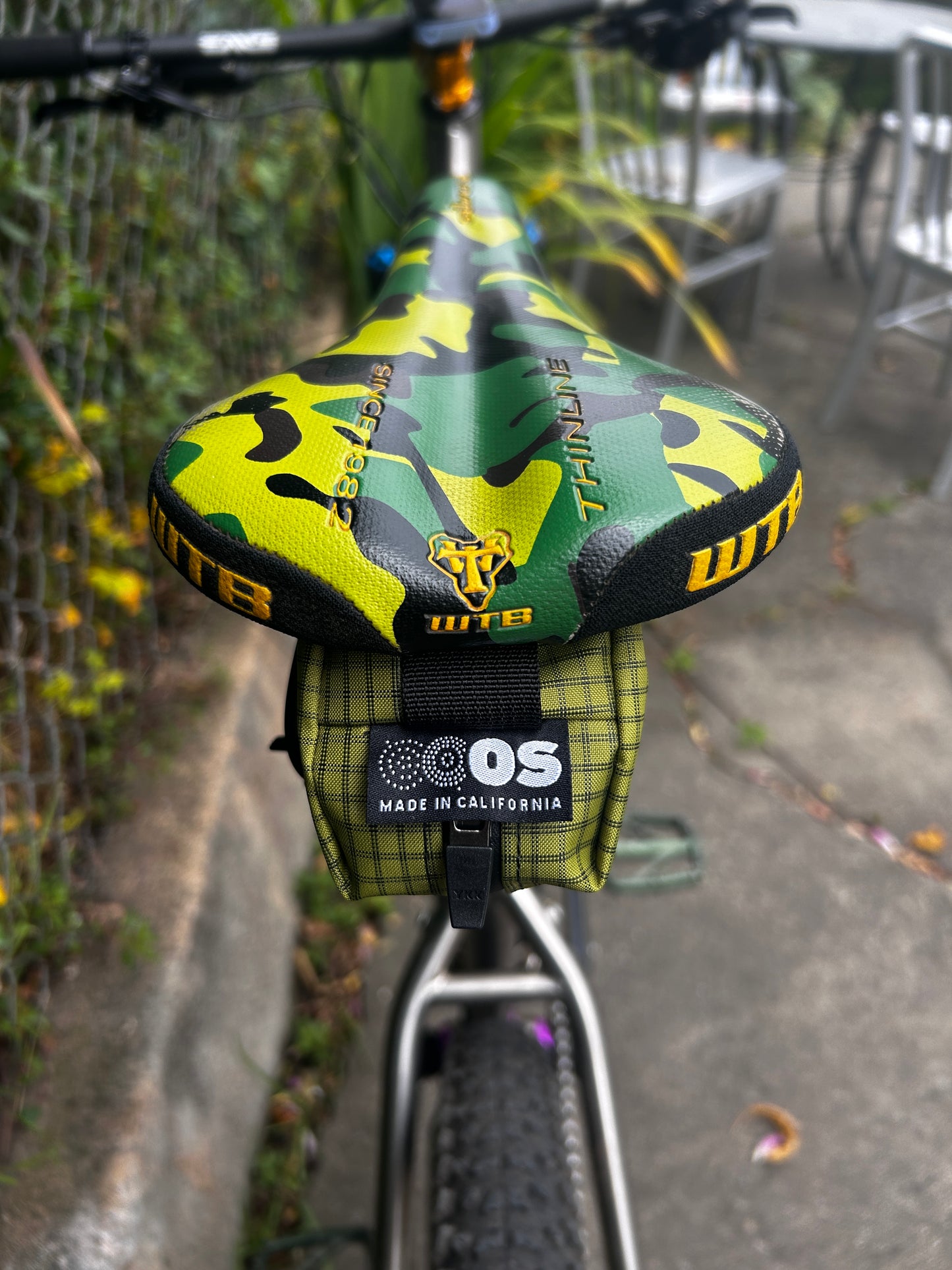 Outer Shell Mini Saddle Bag in Avocado Ultragrid