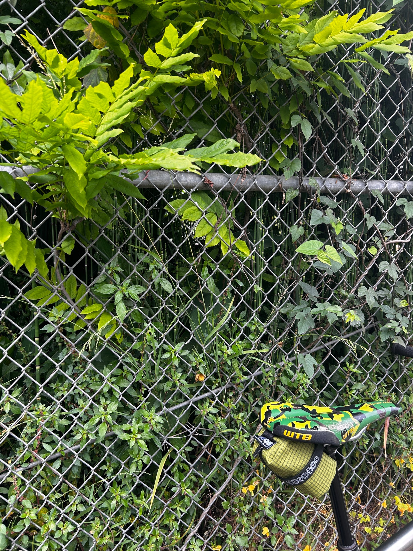 Outer Shell Mini Saddle Bag in Avocado Ultragrid