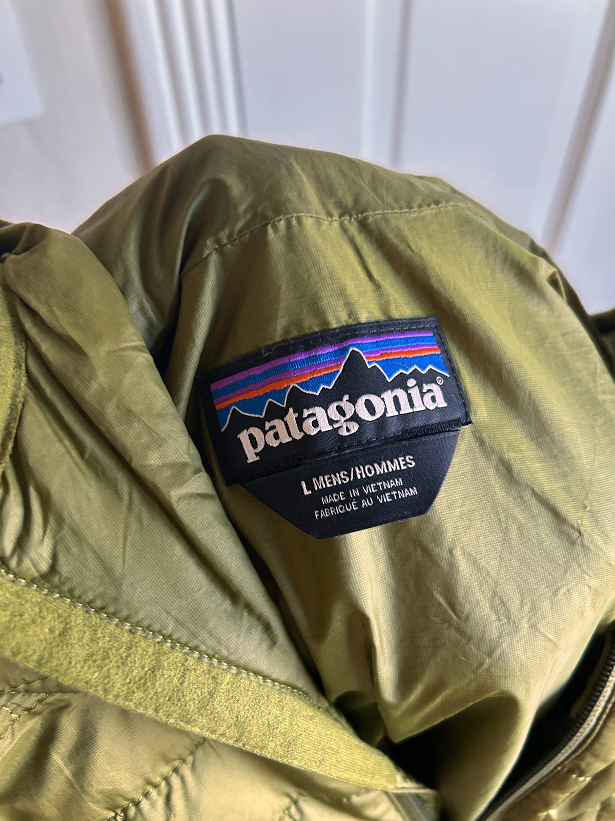 Patagonia Nanopuff Green Hoodie size L