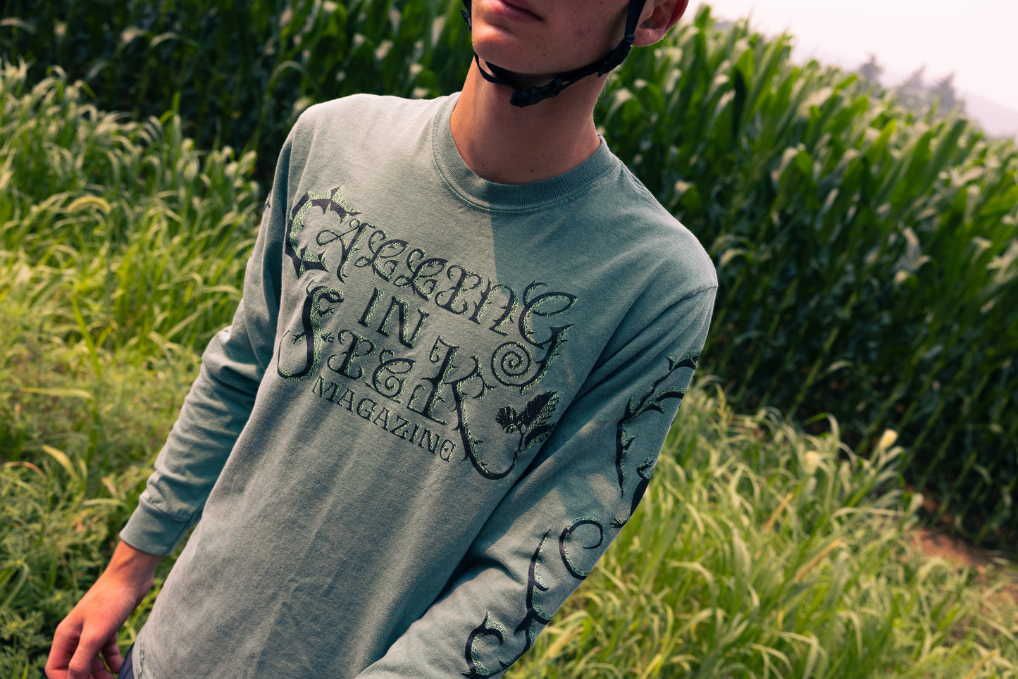 Metal Nouveau Longsleeve Shirt (Light Green)
